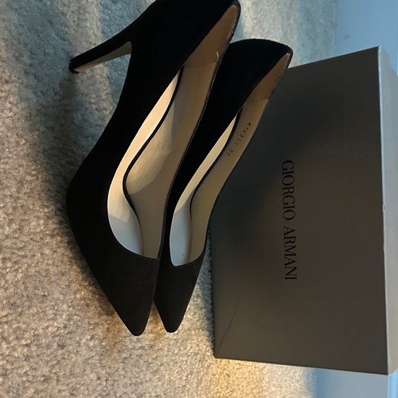 Giorgio Armani Black Heels - Picture 2 of 3